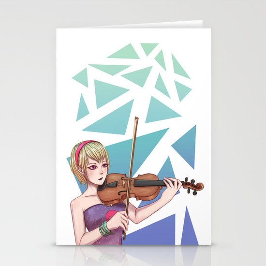 Rose Lalonde And The Violin Stationery Cards By Lyritembrium Society6