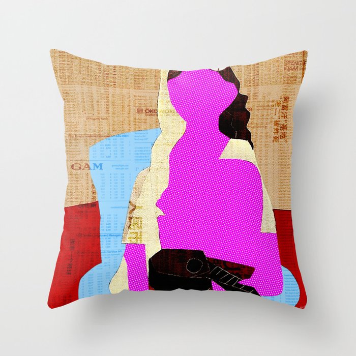 Picasso Woman Throw Pillow