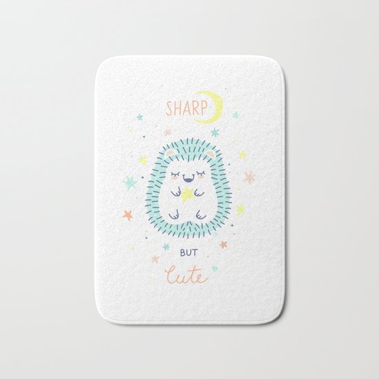 Cute Hedgehog Bath Mat