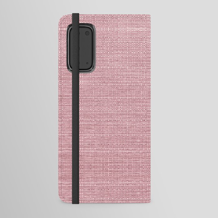 Pink Heritage Hand Woven Cloth Android Wallet Case