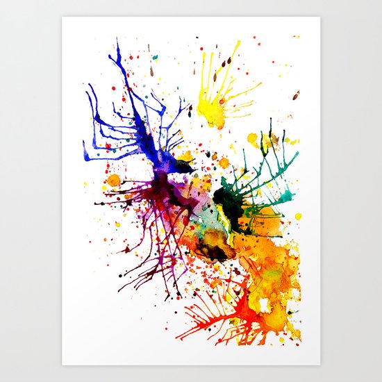 bright fantasy Art Print