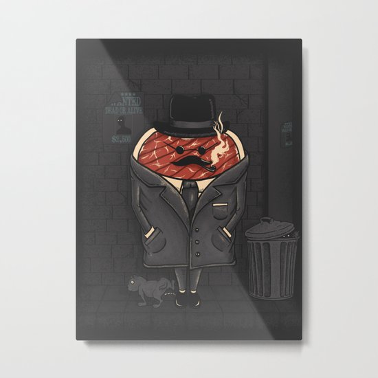Steak out Metal Print
