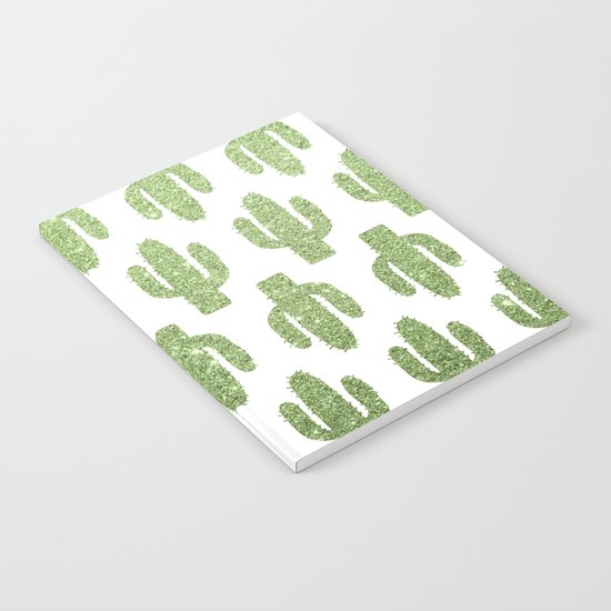 Glitter Cacti Notebook