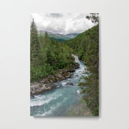Alaska River Canyon - II Metal Print