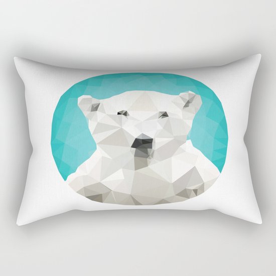 ♥ SAVE THE POLAR BEARS ♥ Rectangular Pillow