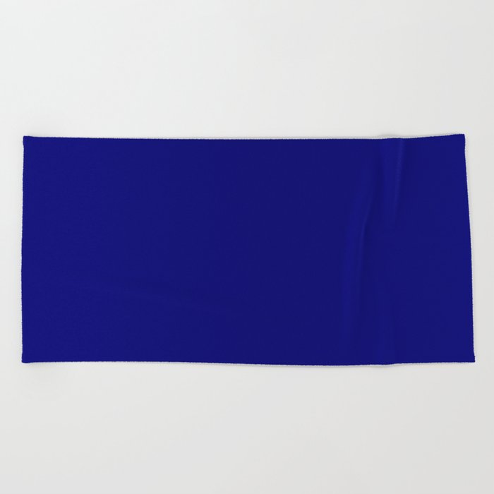 Navy Blue Beach Towel