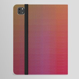 Whispered Circles Red, Magenta, Orange, Yellow Ombre iPad Folio Case