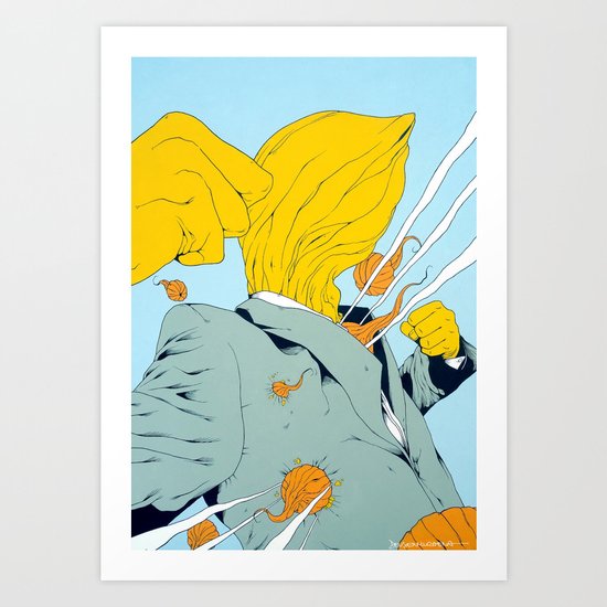 Bombardement Art Print