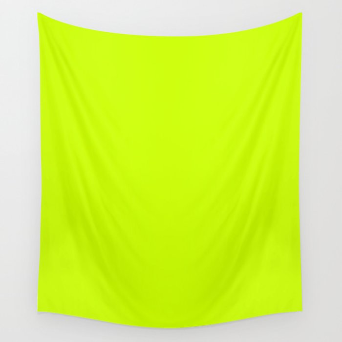 Bright green lime neon color Wall Tapestry
