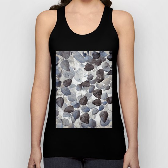 Blue Leaves Unisex Tank Top
