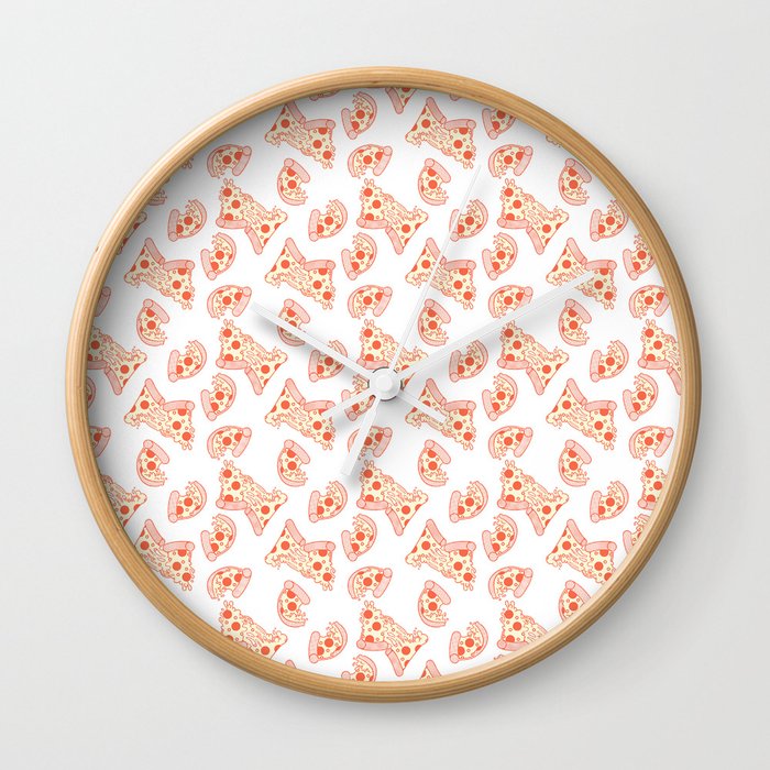 Pizza Time! Wall Clock