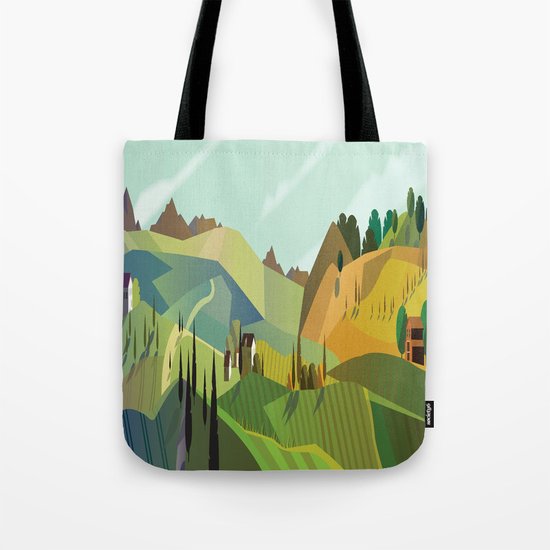 Autumn Landscape Tote Bag