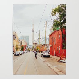 Vintage Toronto CN Tower Poster