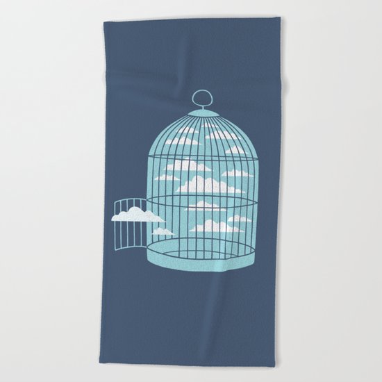 Free As a Bird Beach Towel