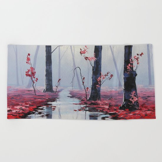 peace on earth Beach Towel