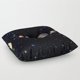 Planetary Solar System Floor Pillow