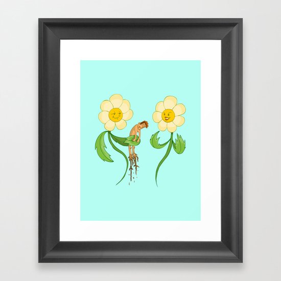 Planting Revenge Framed Art Print