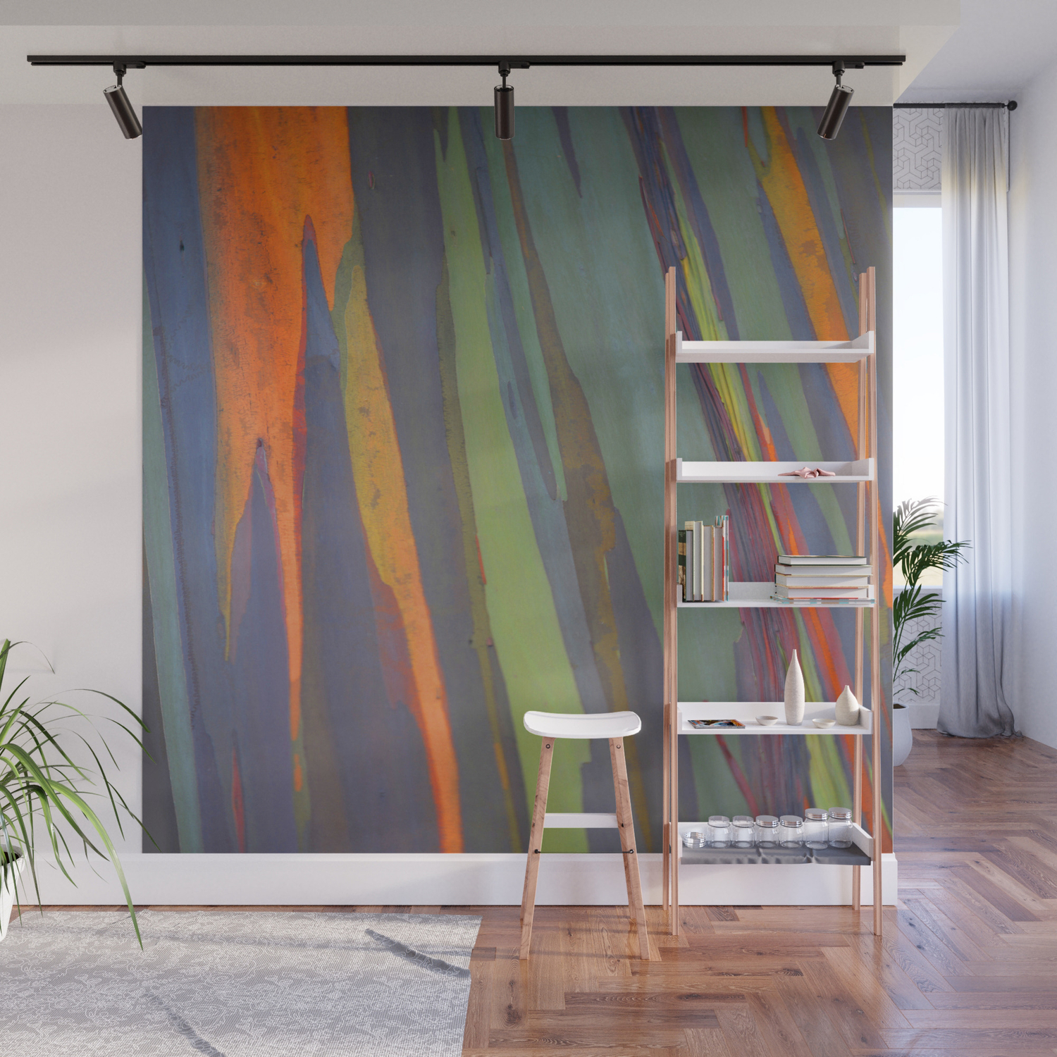 Rainbow Eucalyptus Magic Wall Mural