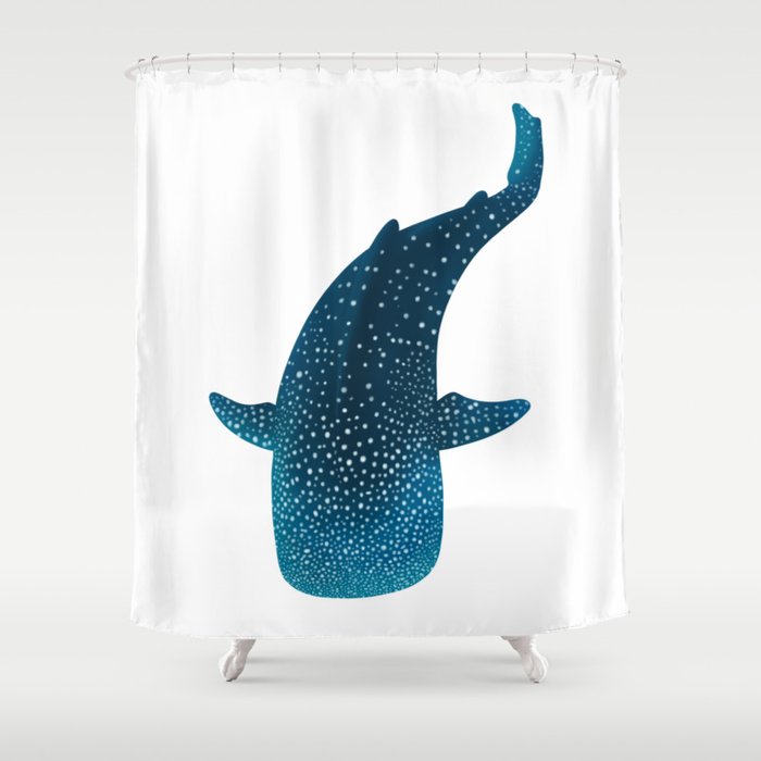 Whale Shark Marine Life Shower Curtain