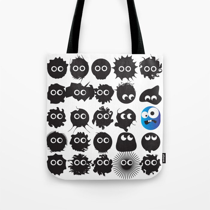CRAZY FACES AND THE GOO PEOPLE Tote Bag