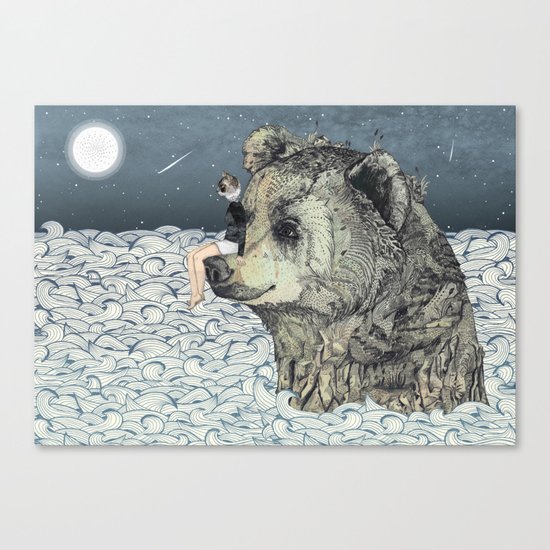Bear Rock Canvas Print