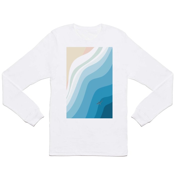 Shark Beach  Long Sleeve T Shirt