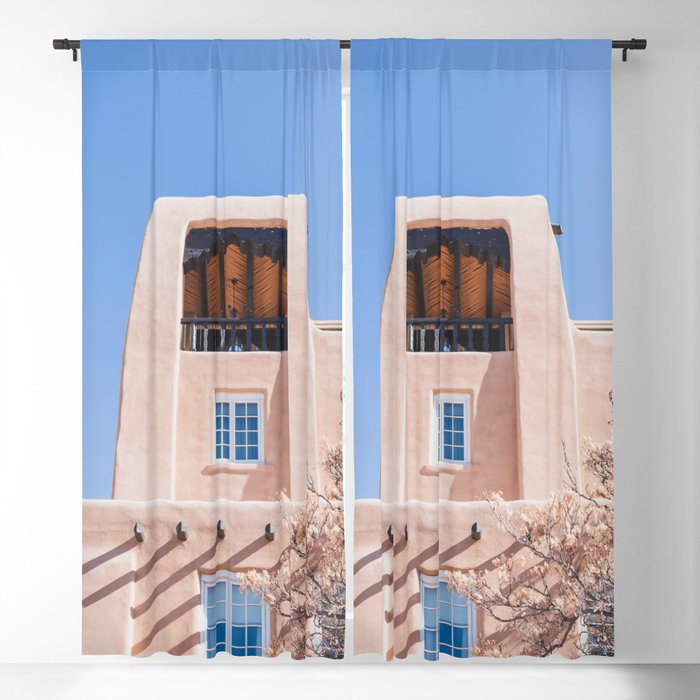 Sante Fe Adobe Architecture Photography Blackout Curtain