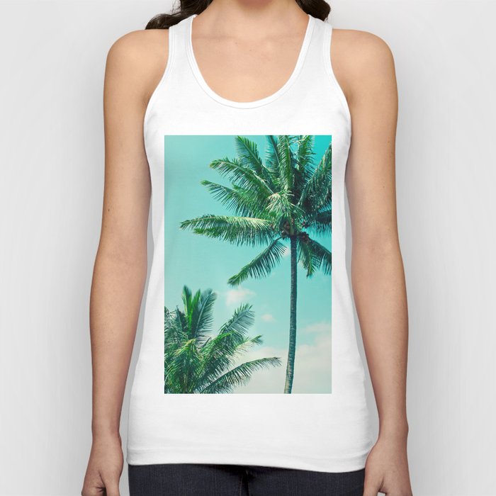 Keanae Tropical Summer Palm Trees Maui Hawaii Tank Top