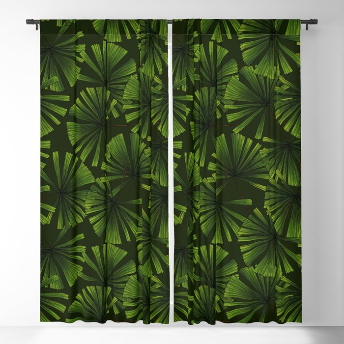 Palm leaves  Blackout Curtain