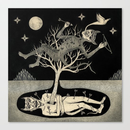 No Bad Deed Goes Unpunished Canvas Print