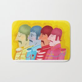 John, Paul George and Ringo Bath Mat | Music, Digital, Illustration, People 