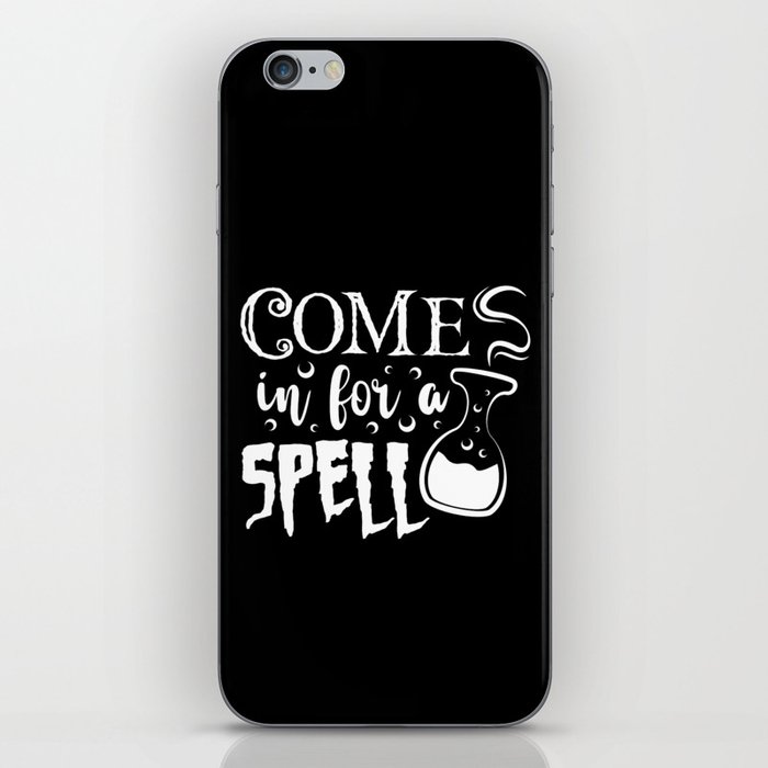 Come In For A Spell Spooky Halloween Cool iPhone Skin