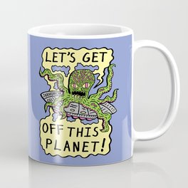 Alien UFO Escape Coffee Mug