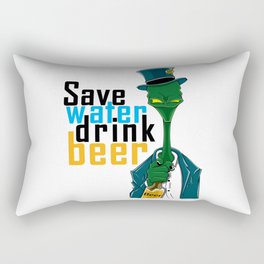 Save Water Rectangular Pillow