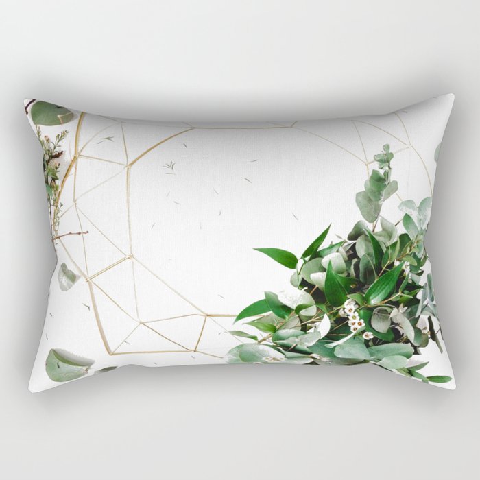 Modern Botanical (Color) Rectangular Pillow