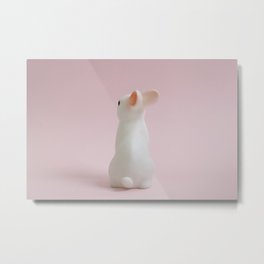 Sulky bunny Metal Print | Stilllife, Plastic, Nature, Bunny, Plastique, Toy, Children, Photo, Minimalism, Minimal 