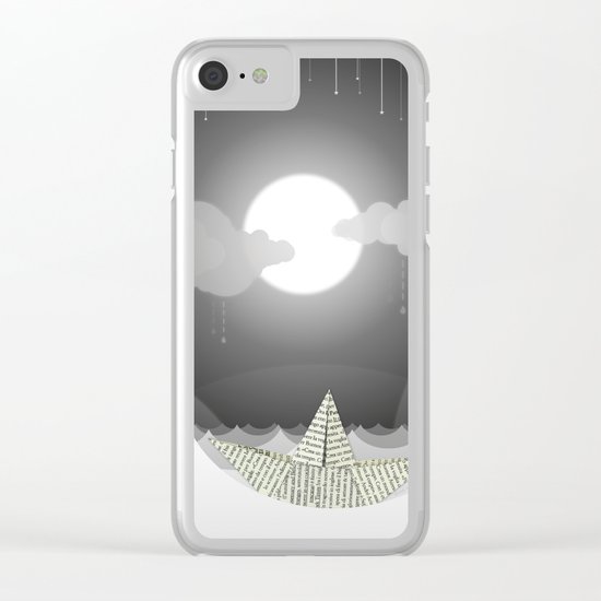 Dream Sea Clear iPhone Case