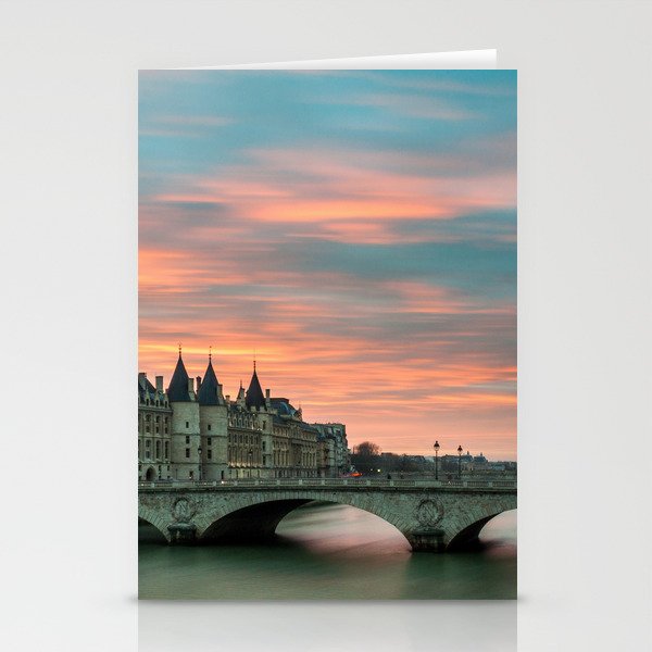 Paris by night France Stationery Cards