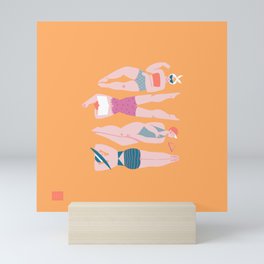 Beach Girls Mini Art Print