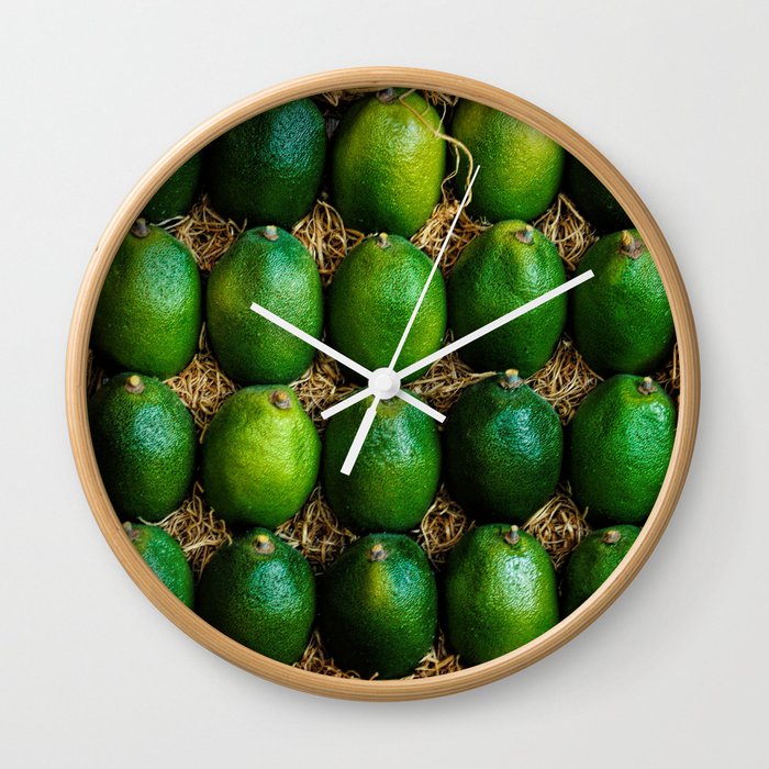 Box of Limes Wall Clock