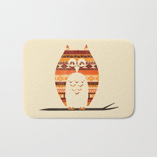Native Owl Bath Mat