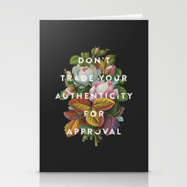 Stay Authentic Stationery Cards