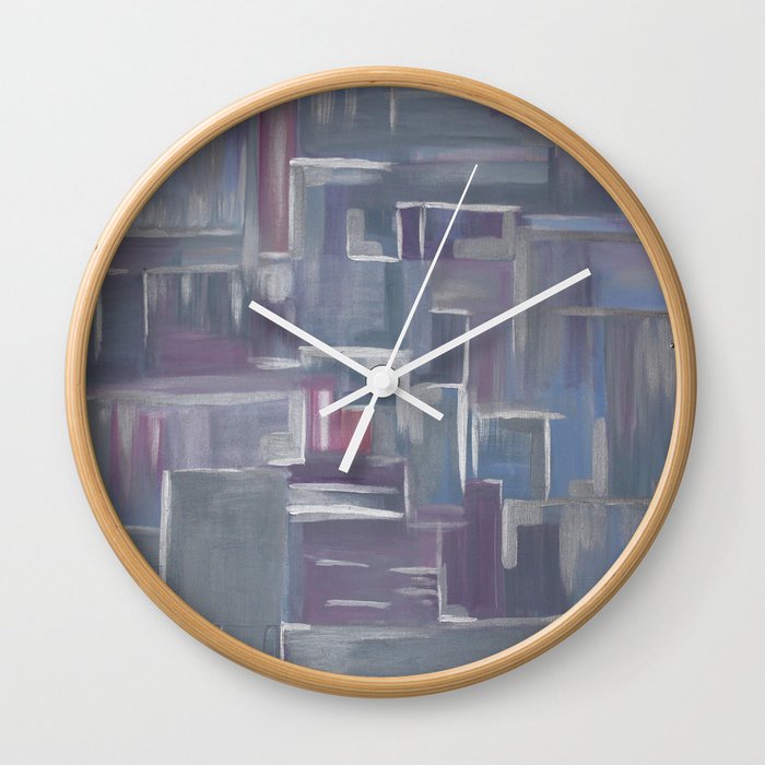 Silver Elegance Wall Clock