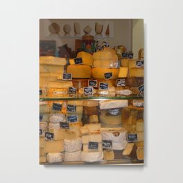 Cheese Lover Metal Print | Color, Photo, Cheese, Store, Food, Nyc, Digital 