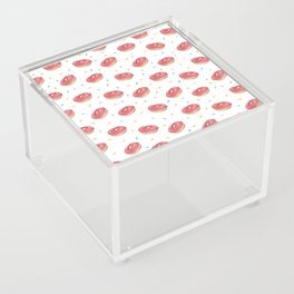 Cute Doughnut Print Seamless Pattern Acrylic Box