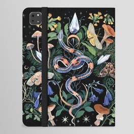 Mushroom Snake Crystals Garden iPad Folio Case