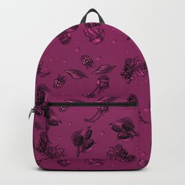 Sophisticated Berry Pattern Backpack
