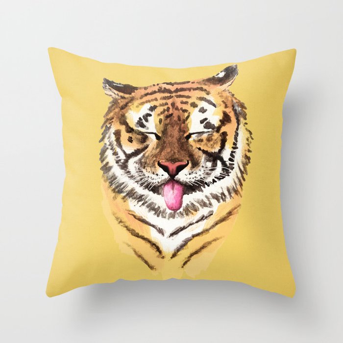El Tigre Throw Pillow