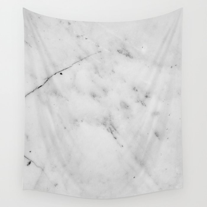 White Marble Glam #1 #marble #decor #art #society6 Wall Tapestry