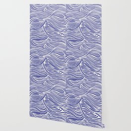 Waves Very Peri Wallpaper